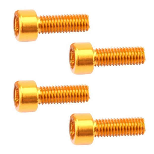 4Pcs Colorful Aluminum Alloy Mountain Bike Water Bottle Holder Cage Screw Bolts 4Pcs Colorful Aluminum Alloy Mountain Bike Water Bottle Holder Cage Screw Bolts